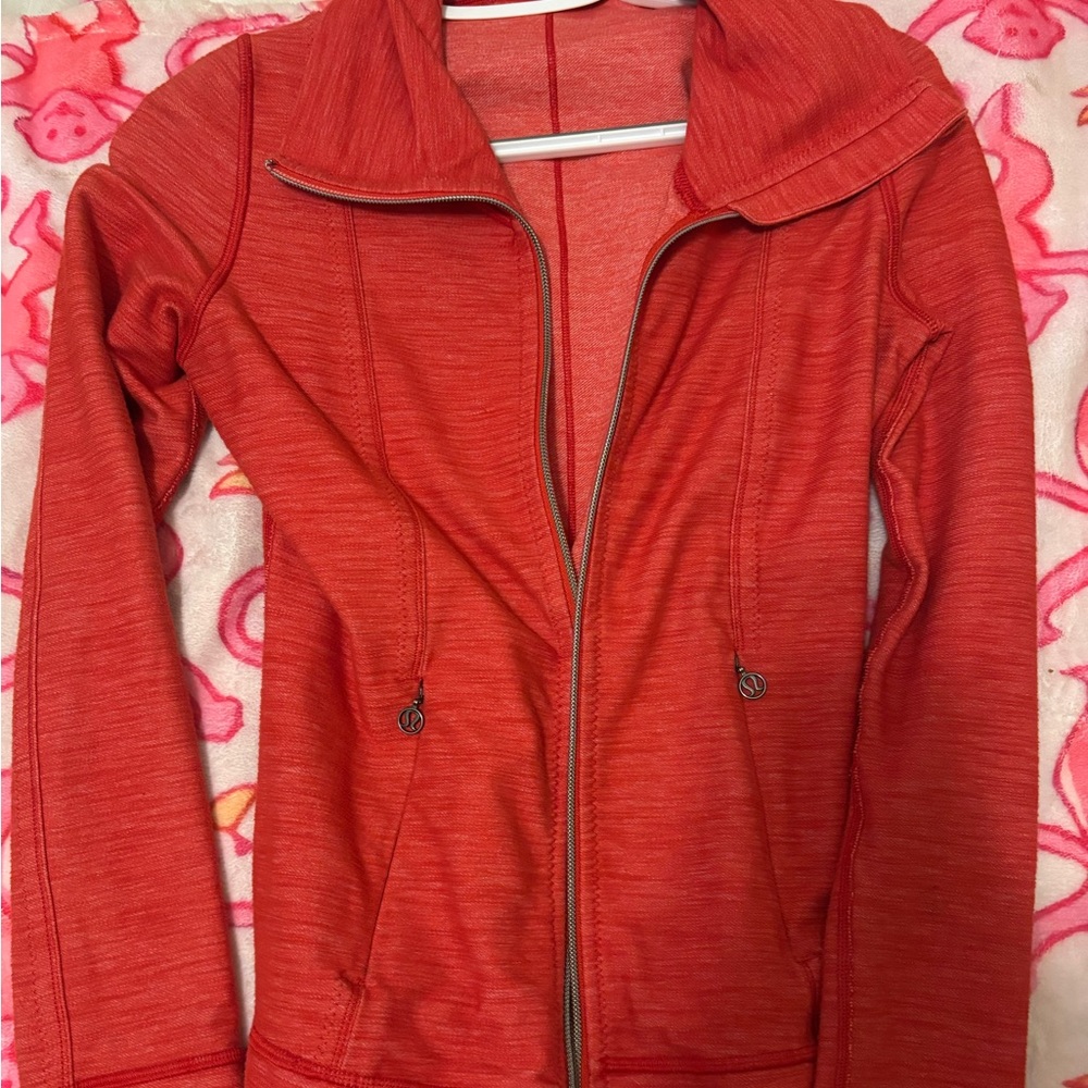 Lululemon Red Zip-Up Jacket